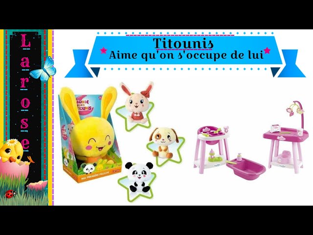 Peluche Tini ma première peluche - Le monde des Titounis