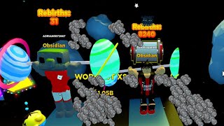 30 Million Strength in 6 area on Strongman Simulator Roblox