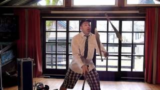 Knife Juggling - Juggles Knives in this funny Castle Ink Video