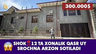 : SHOK, DAXSHAT 12 TA XONALIK QASR UY SROCHNA ARZON NARXDA SOTILADI #boshpanatv