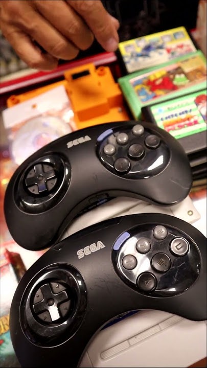 Лицензионный беспроводной джойстик для сеги #магазинденди #денди #sega ...