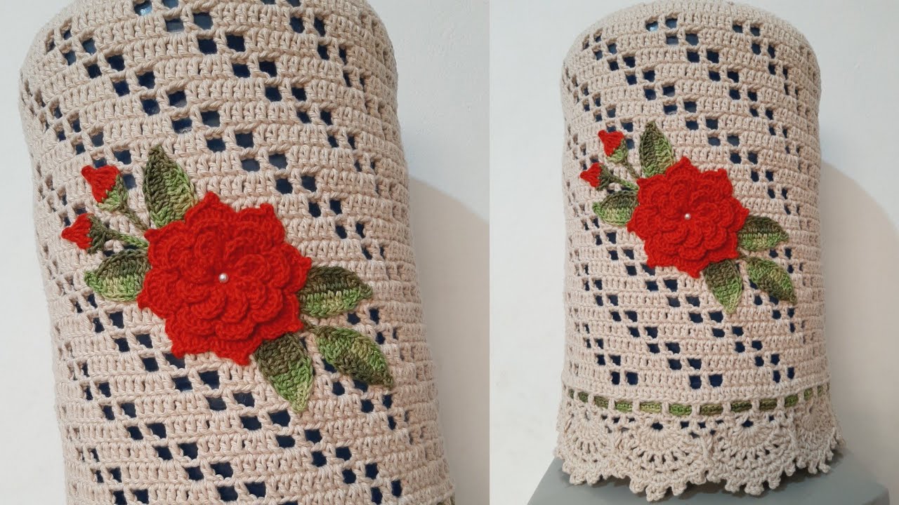 Capa de galão de água Floral Delicada ( 20 litros)