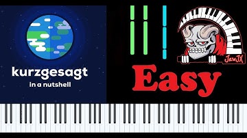 " Kurzgesagt Intro " Piano Synthesia
