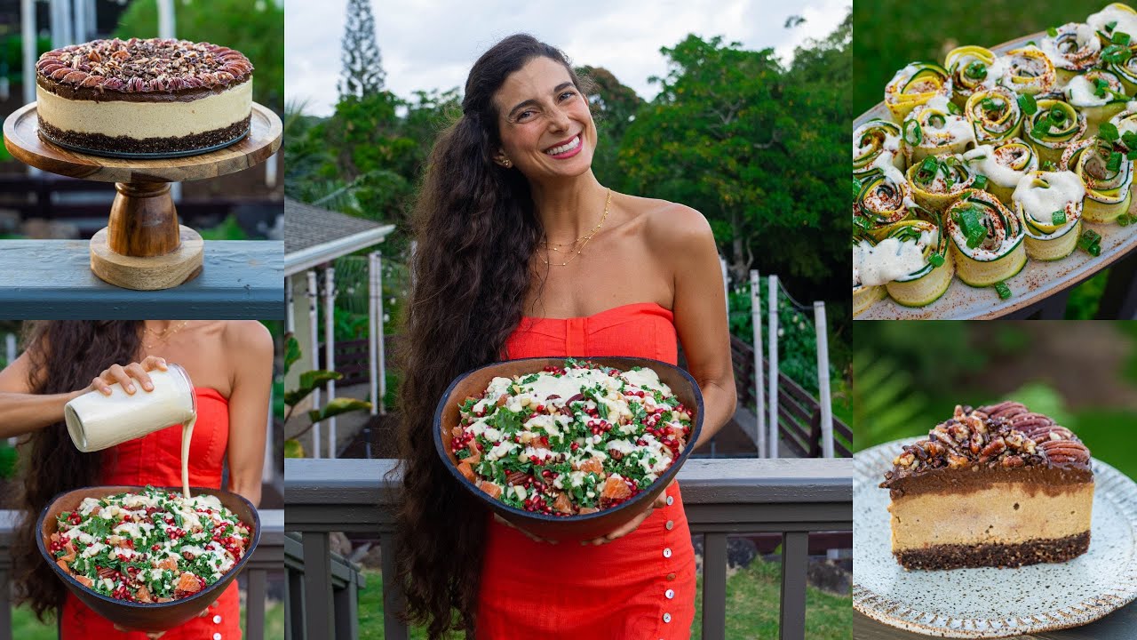 Best Raw Vegan Holiday Recipes & Meal Ideas  My Thanks-LIVING Menu + My Family is Coming to Visit!