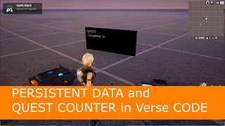 A Persistent Quest Counter in Verse Code