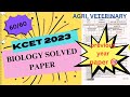 👉KCET BIOLOGY 2023🎯 previous year SOLVED PAPER🔥⚡part 3