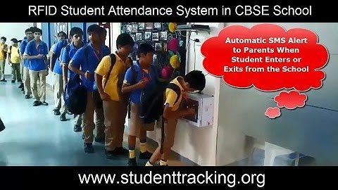 RFID Student Attendance System in School