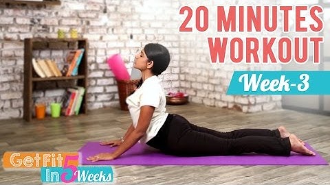 Week 3 – Cardio and Abs | Get Fit in 5 Weeks | Yogalates With Rashmi