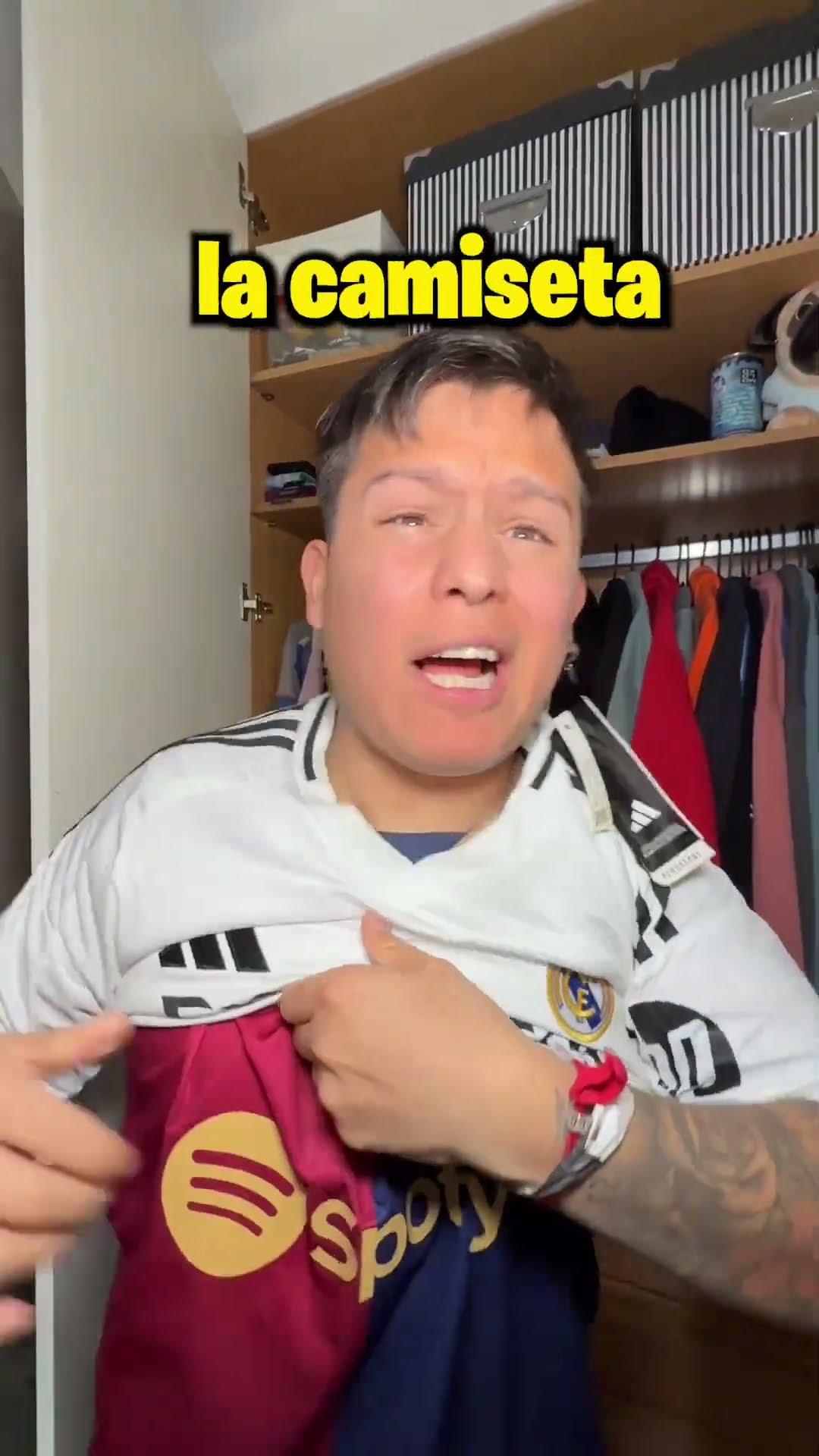 POV: Cuando Tu Novia No Te quiere y Es Del Madrid ?? Paul Ferrer #Short