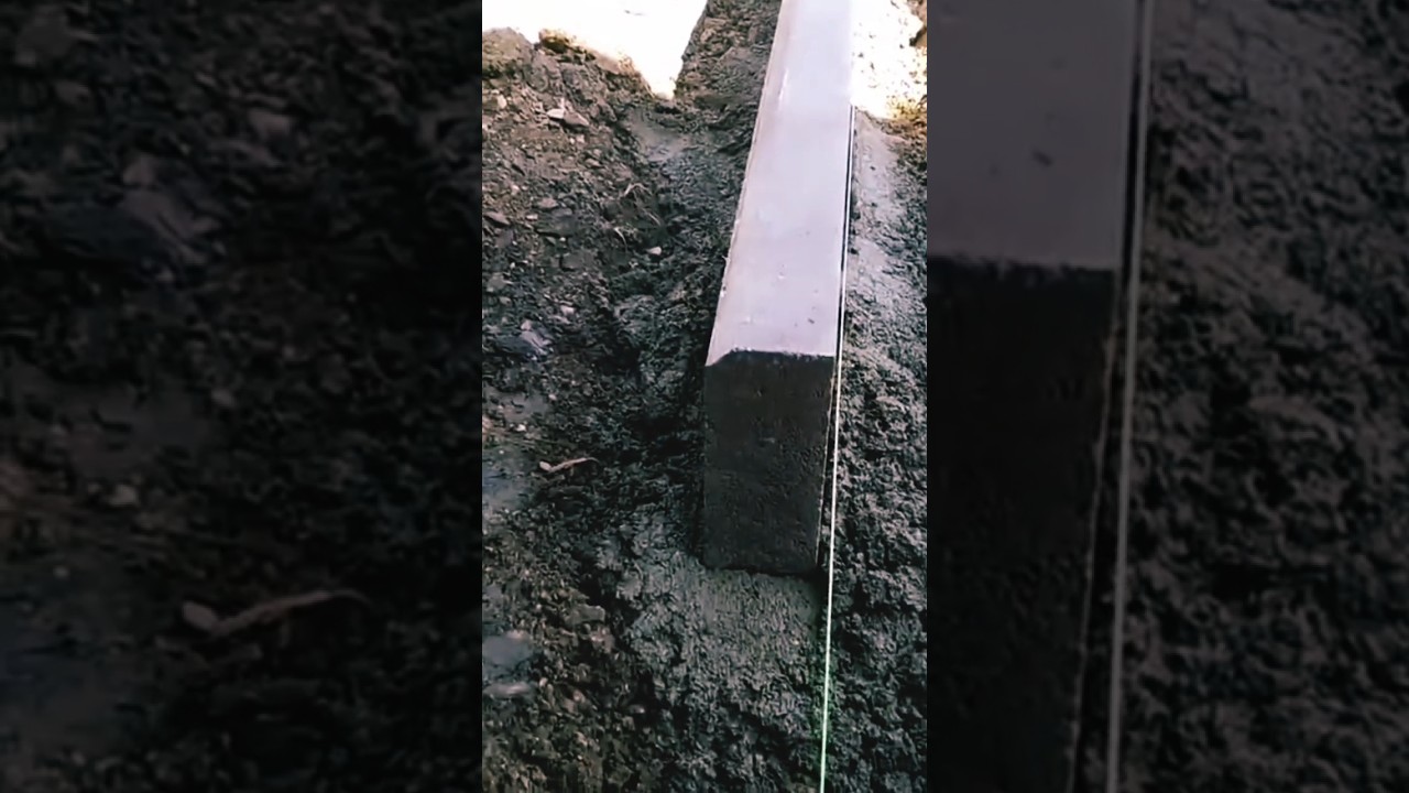 установка бордюр - YouTube