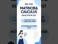 MA 3151 Matrices & Calculus Previous Year Question November/December 2025 | Anna Univ | Reg 2021
