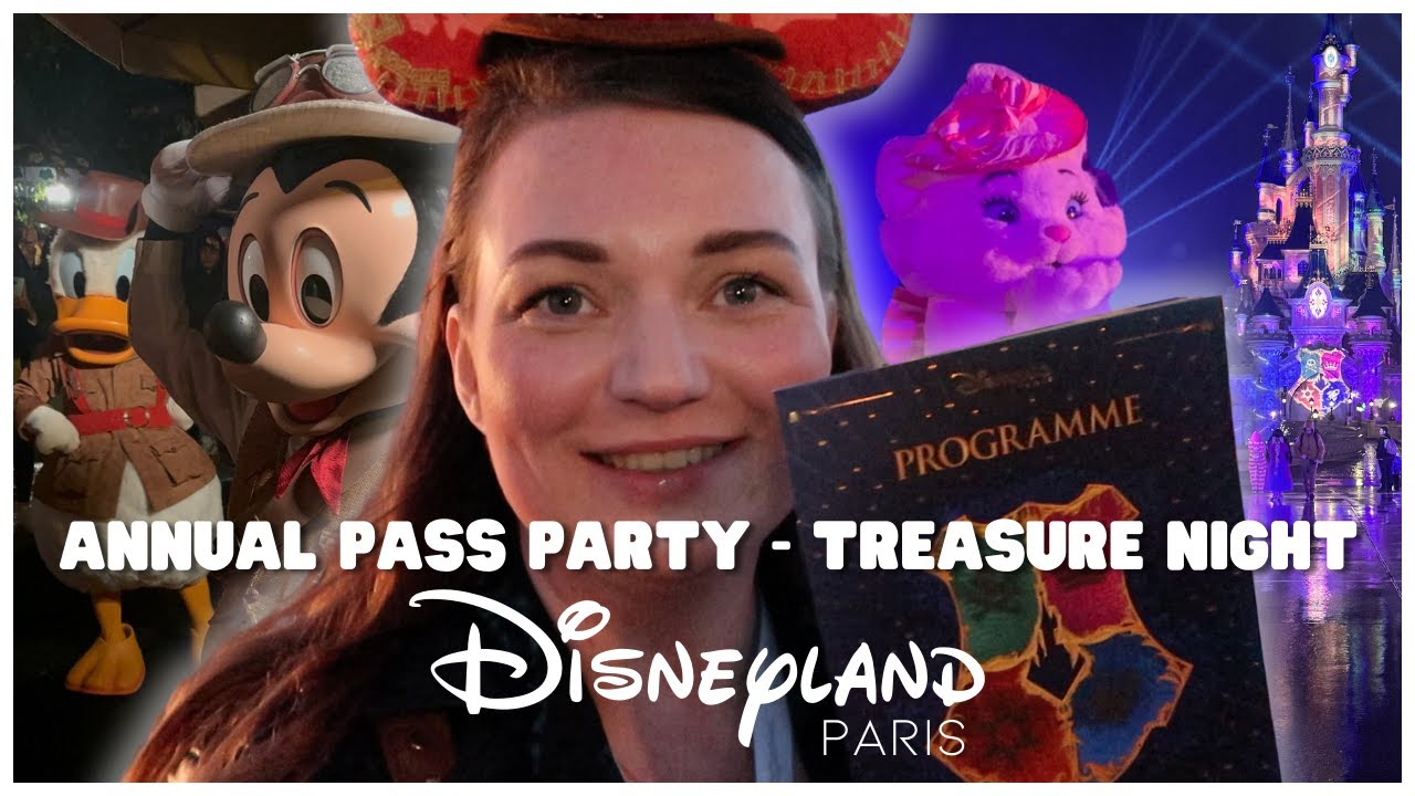 DISNEYLAND PARIS VLOG ANNUAL PASS EXCLUSIVE PARTY - TREASURE NIGHT | JAARPAS FEEST MAART 2024