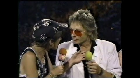 MTV Interview - Benjamin Orr (MTV - Live Aid 7/13/1985)