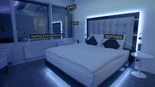 Experience Smart Hotel Room Control with MESHLE's QR Code Terminal