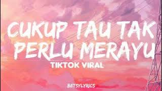 DJ ||cukup tau tak perlu merayu || TIKTOK VIRAL || lirik