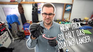 Kleiner Trick damit das Coating länger hält | BMW Z4 Mattlack beschichten
