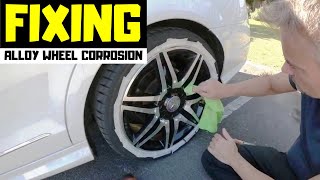 Diamond Cut Alloy Wheel Corrosion & Scratched  Cleaning and Repair  ( DIY Fix )