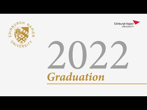 Edinburgh Napier University Graduation Wed 6 July 2022