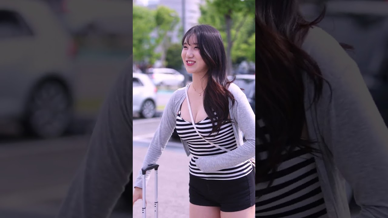 [4k] 2024 수원fc 김현영치어리더 출근길 인터뷰 겸 포토타임 