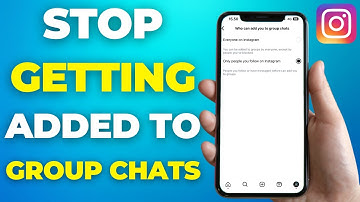 How To Stop People From Adding You To Group Chats on Instagram - Full Tutorial