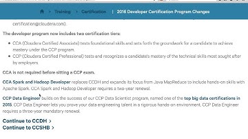 Hadoop Certification - CCA - Introduction