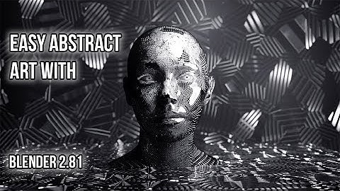 Blender 2.81 - Easy Abstract art tutorial (with 100% procedural materials)