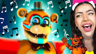 Reacting To FIVE NIGHTS AT FREDDYS Sings A SONG (SECURITY BREACH RUIN MUSIC VIDEOS)