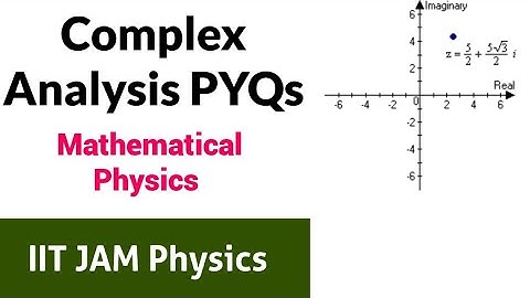 Complex Numbers | IIT JAM Physics |Previous Year Solutions | Mathematical Physics ||✓