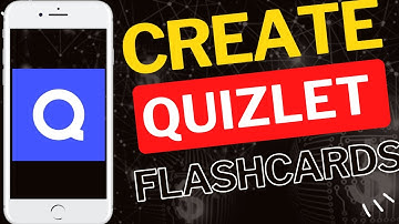 Hoe maak je flashcards in de Quizlet-app?