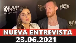 Nueva entrevista a Hande Erçel y Kerem Bürsin 23.06.2021