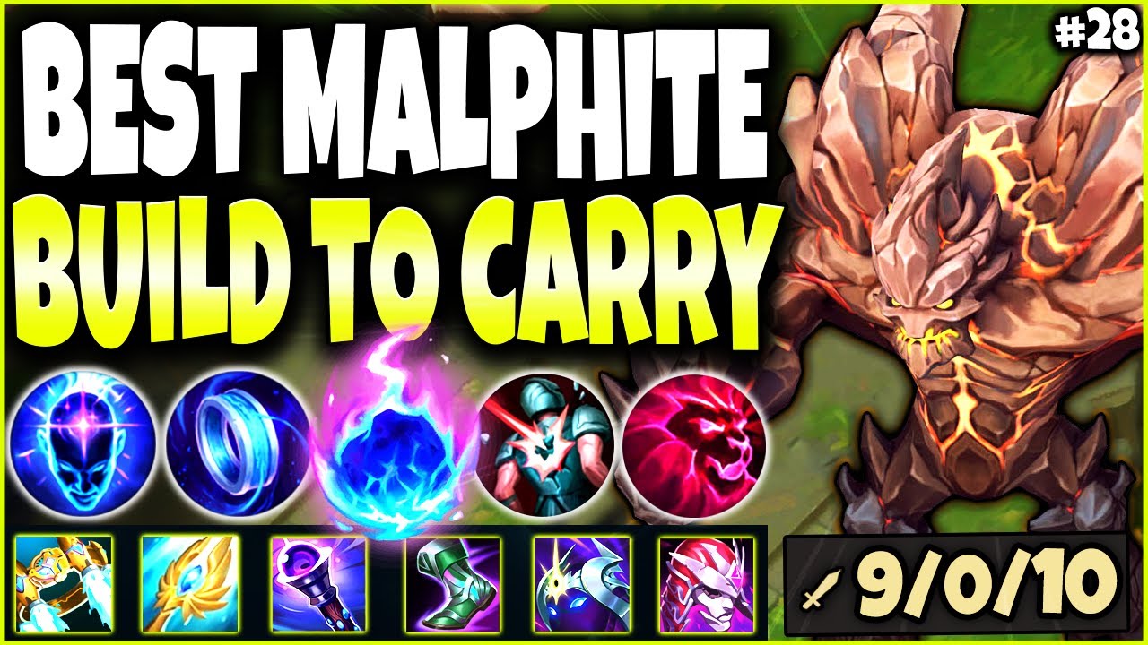 Carry any Team with MAX PEN MALPHITE ~ LoL Meta Build Guide #28 🔥 s12 Gameplay - YouTube