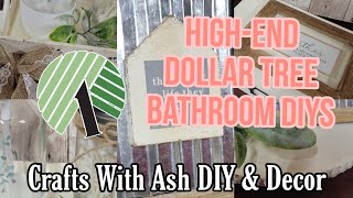 **NEW** High-End Dollar Tree Bathroom DIYS!!