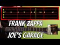 Frank zappa  joes garage bass cover with tab