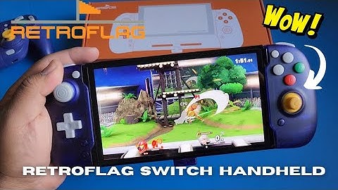 GAMECUBE SWITCH 😎  | RETROFLAG HANDHELD UNBOXING/FIRST IMPRESSIONS #nintendoswitch #retroflag #games