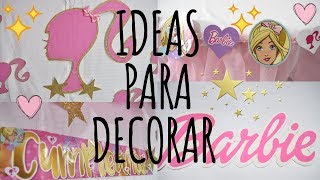 Hoy la tendencia es la fiesta temática Barbie 2023! ¿Cómo hacer deco