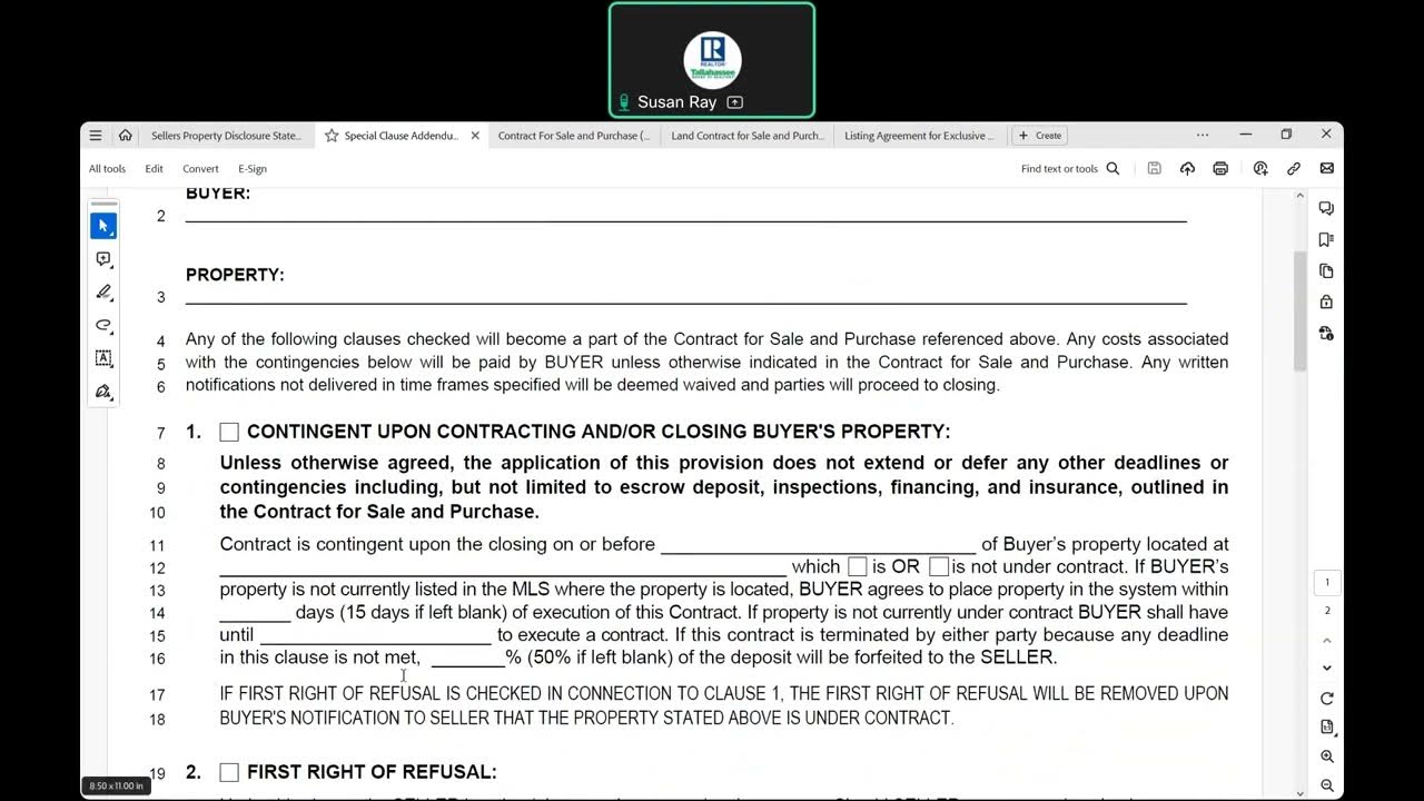 Special Clause Addendum, Revised Dec. 2023 YouTube