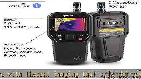 FLIR MR277 Moisture Meter, MSX IR Camera & Hygrometer for Building Inspection