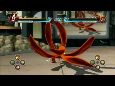 Naruto Kyubi 6 Tail VS Kyubi Mecha Naruto