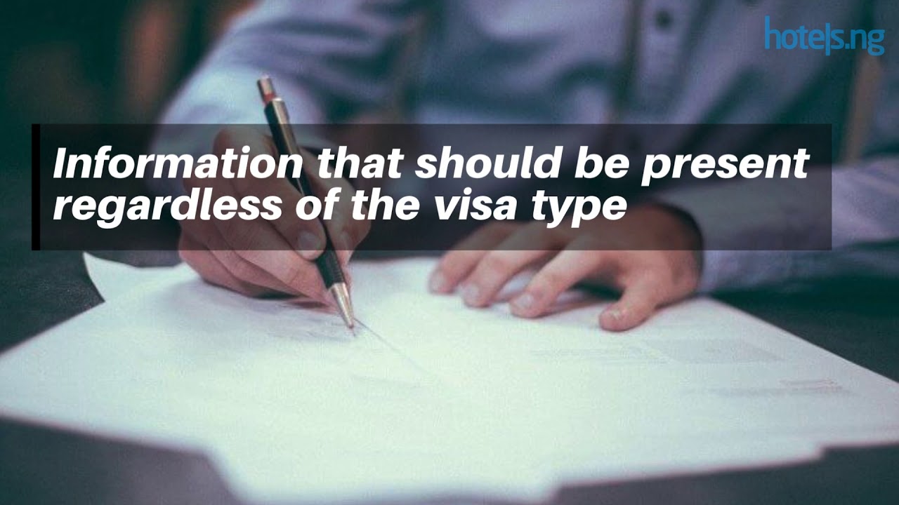 How to write a Cover Letter for Malaysia Visa Application - YouTube