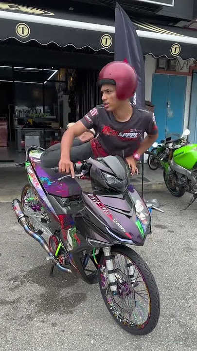 cek sound knalpot AHM Jupiter MX king