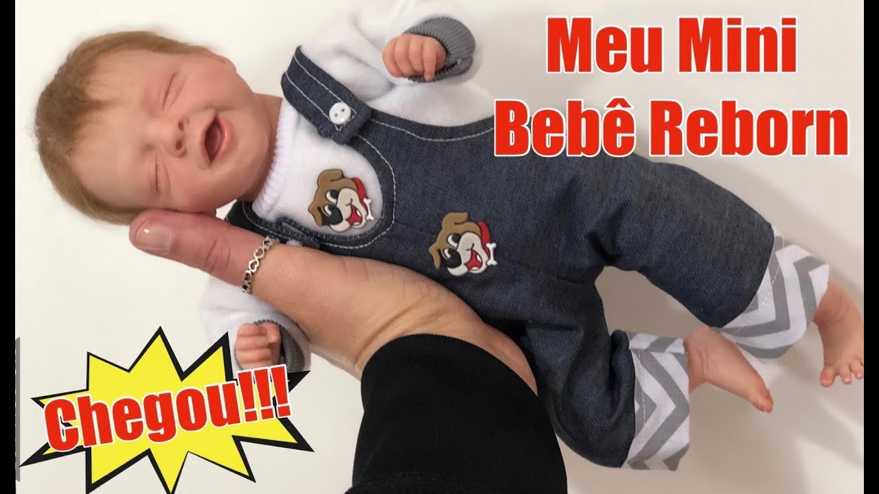 CHEGOU MEU MINI BEBÊ REBORN MENINO 