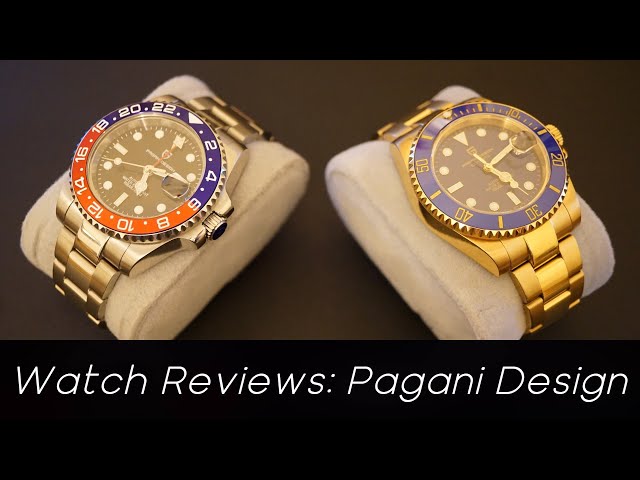 Watch Reviews: Pagani Design 'Pepsi GMT' and Pagani Design 'Gold