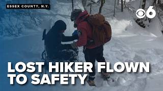 Hiker flown to safety after two days lost @CBS6Albany