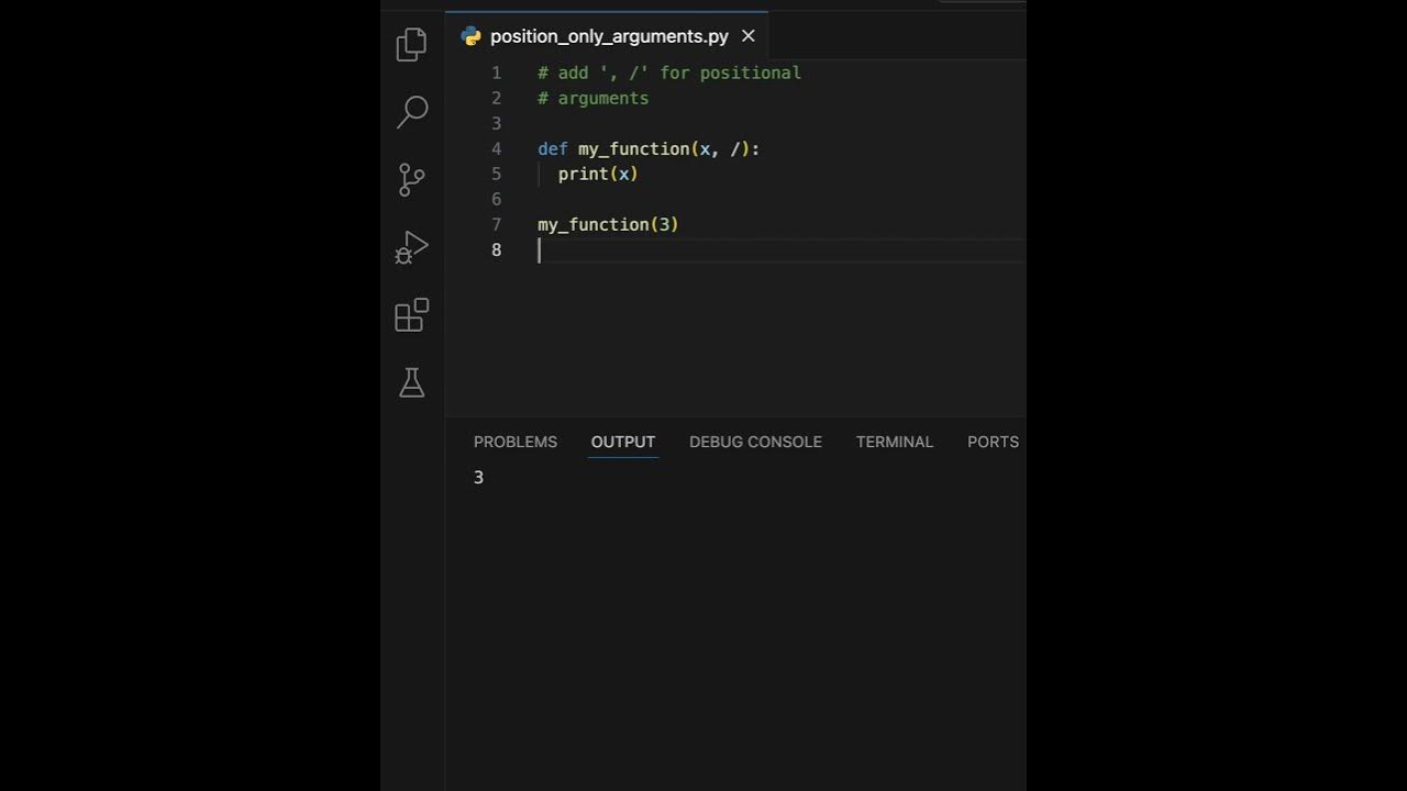 Python Position Only Arguments #learn #code #learning #python # ...