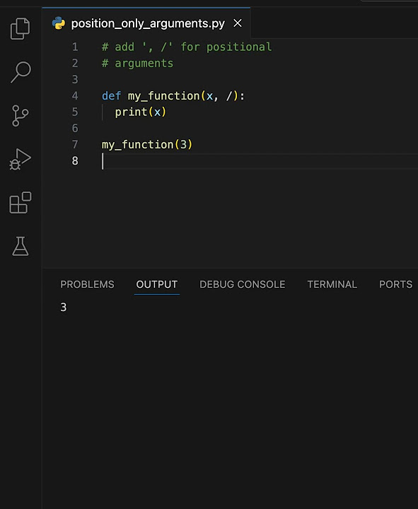 Python Position Only Arguments #learn #code #learning #python # ...