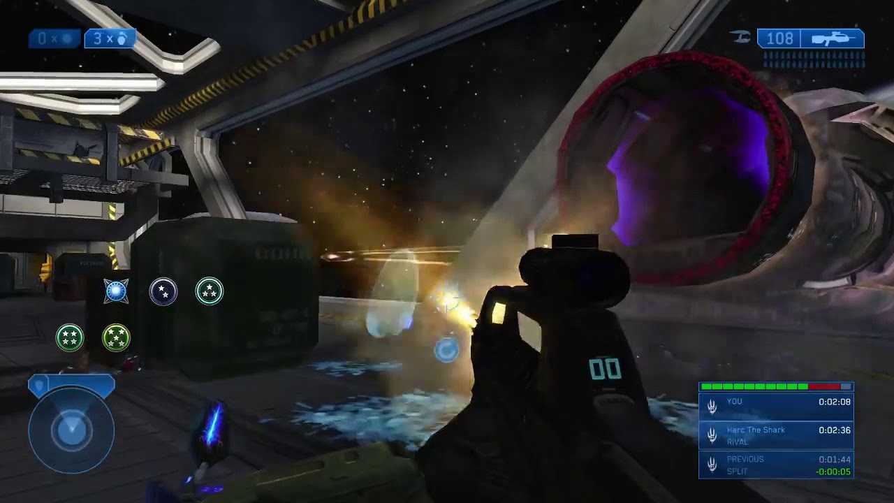 jumping a car Halo 2 MCC Easy - Cairo Station in 4:33