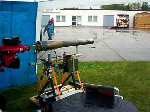 Pulsejet 25 kg auf dem Pulsotreffen Rothenburg 2010