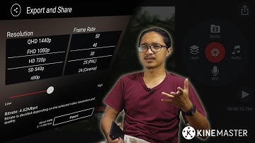 Cara Edit Video dengan KineMaster #4 - Export, Aspect Ratio, Resolusi, Frame Rate & Bitrate