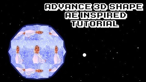 Advance 3D SHAPE AE INSPIRED ALIGHT MOTION TUTORIAL