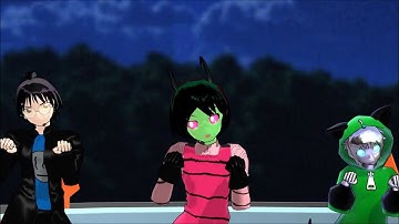 MMD The fox Invader Zim